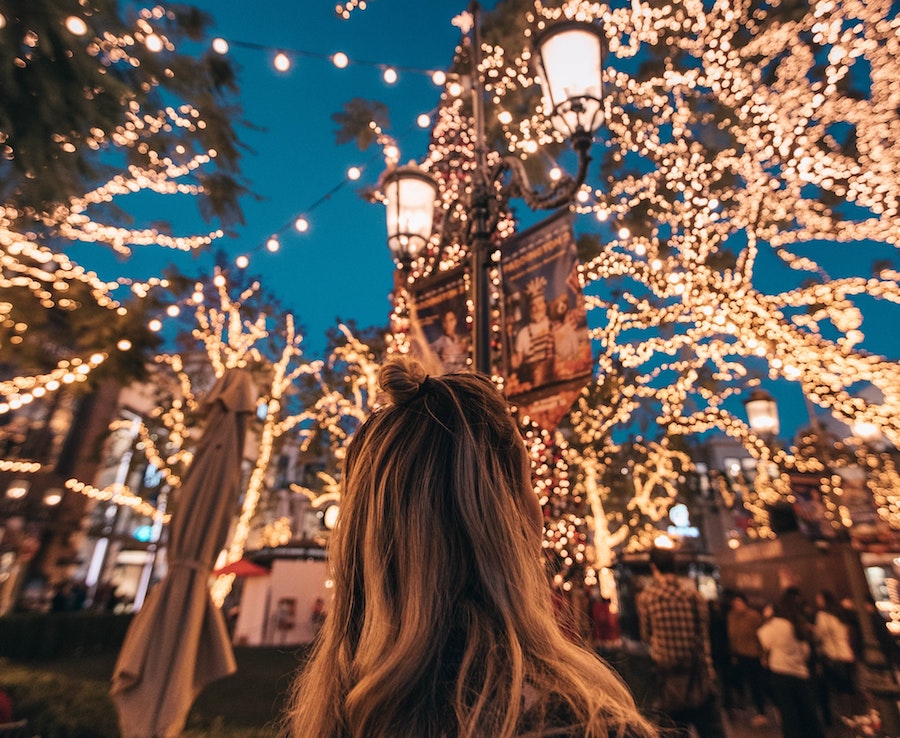 Lights at The Grove in LA