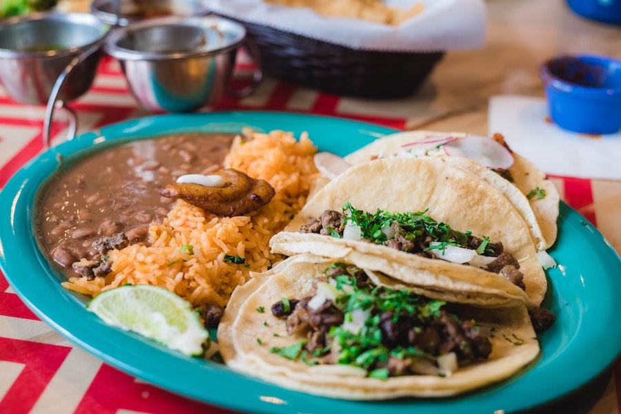 Taco Tex-Mex meal from Dallas City Tour of Food and Culture