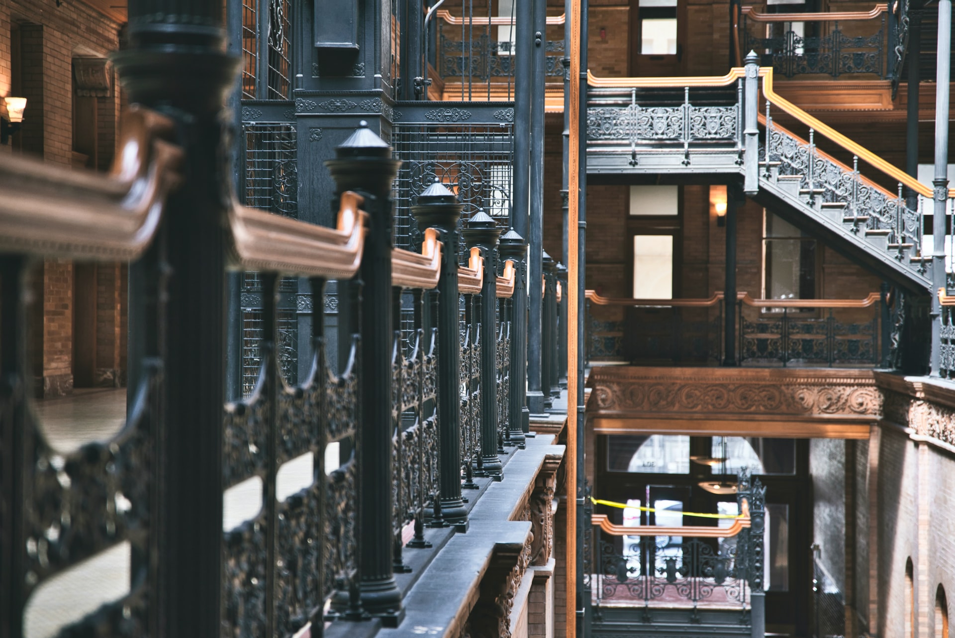 steampunk style architecture in DTLA