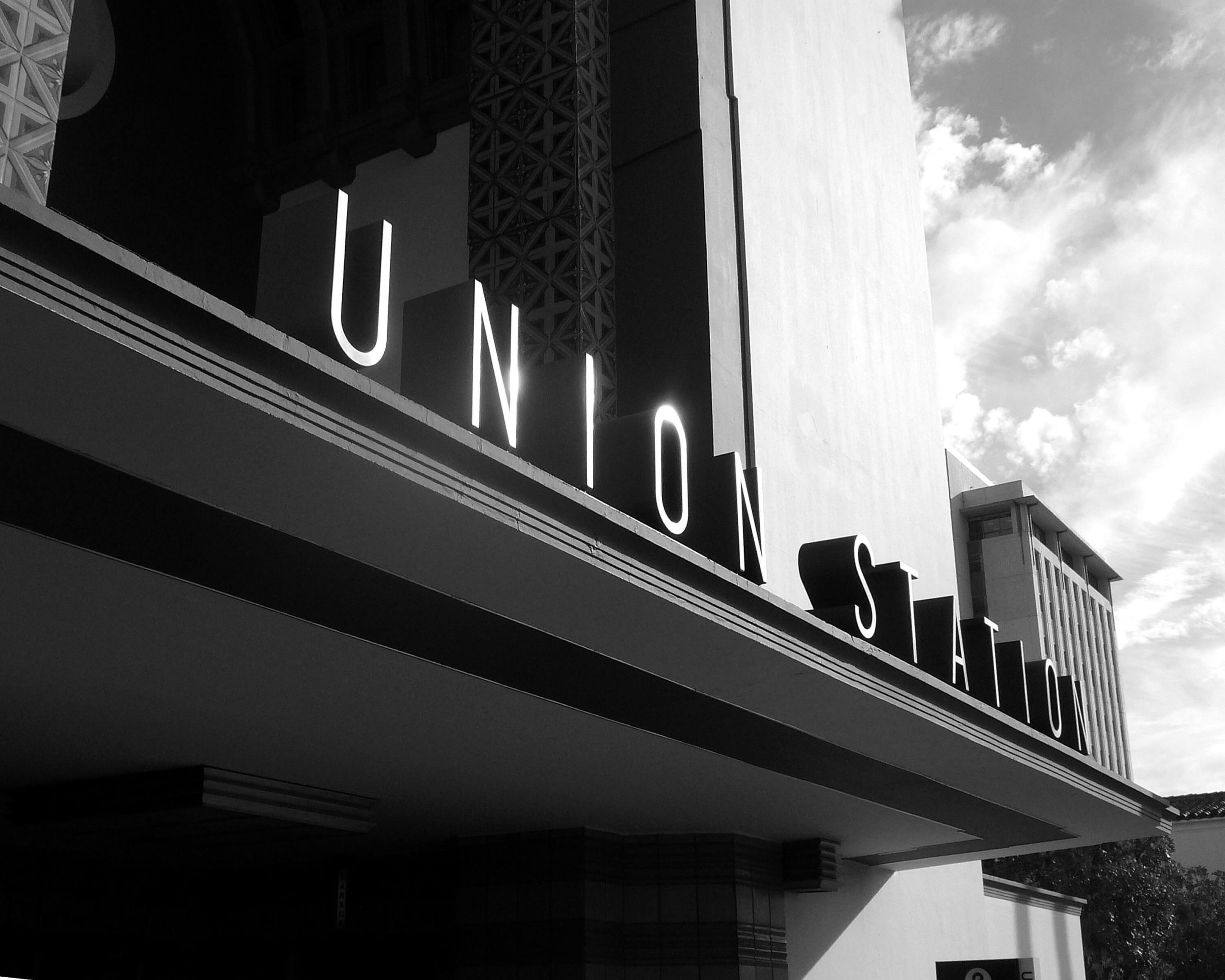 Union Station black and white