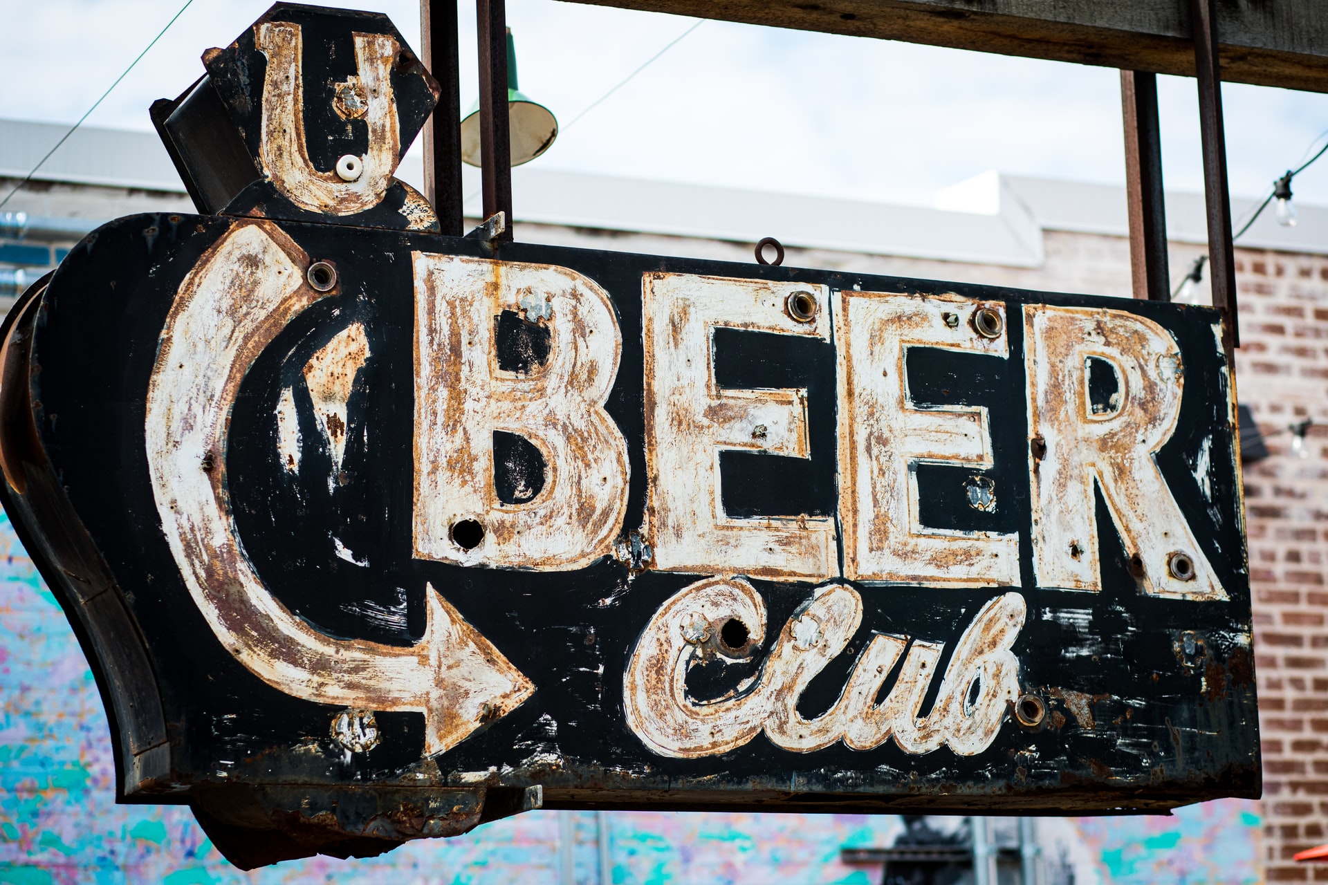 Beer Club sign in Deep Ellum