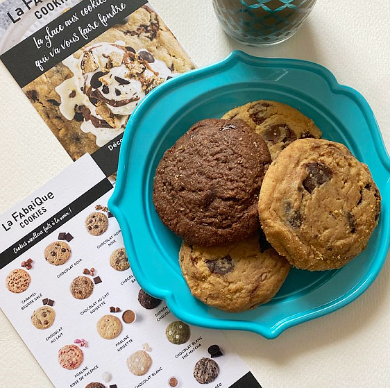 French cookies from La Fabrique Cookies in Paris