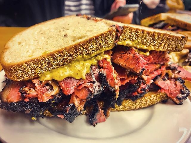 Pastrami sandwich at Katz's Delicatessen