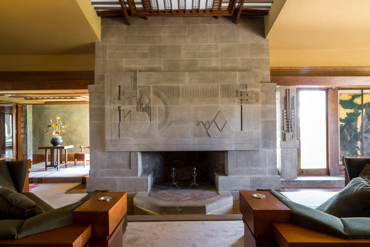 LA Hollyhock House Interior View Photo courtesy of Barnsdall Art Park Foundation