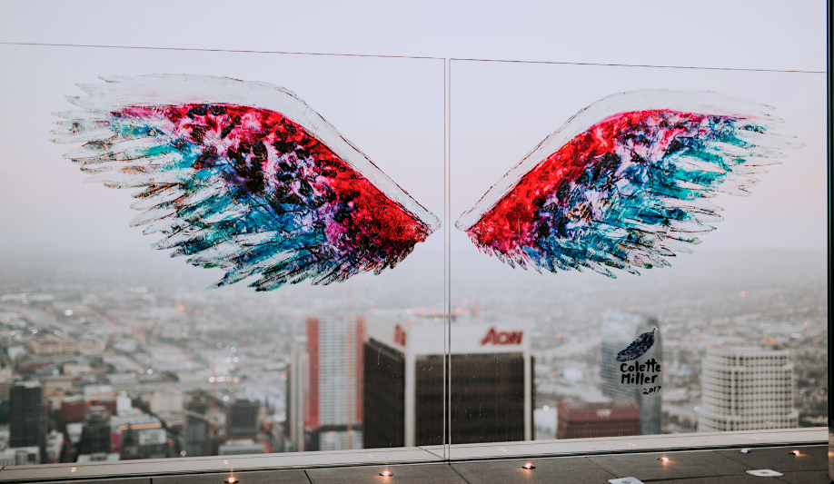 Los Angeles Colette Miller Wings photo by OUE Skyspace LA