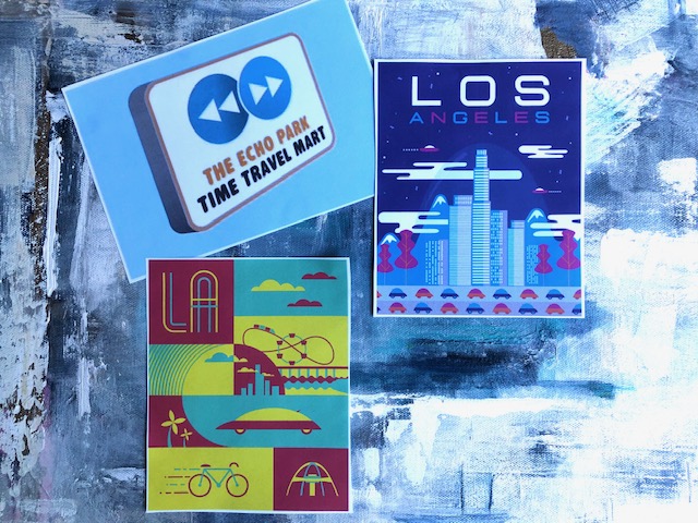 Los Angeles Time Travel Mart time travel postcards