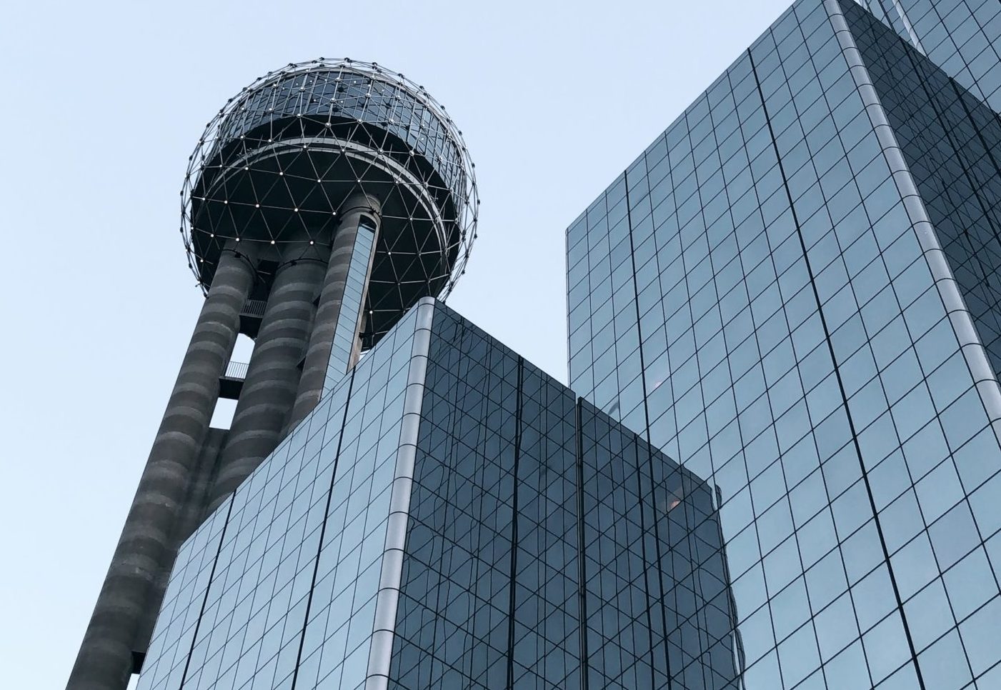 Reunion Tower in Downtown Dallas