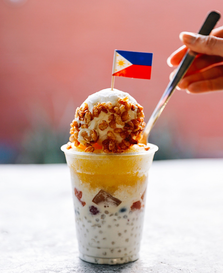 halo-halo, a trendy Asian dessert at Sari Sari in Los Angeles