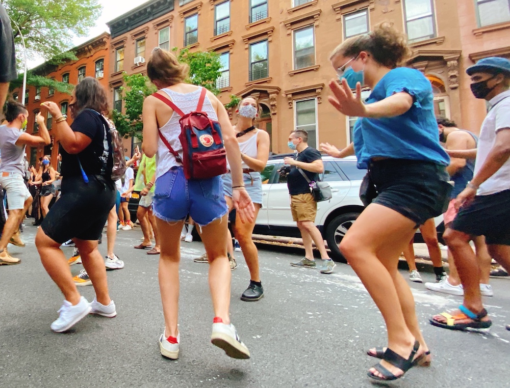 St. James Joy Block Party, one of many sort-of secret block parties