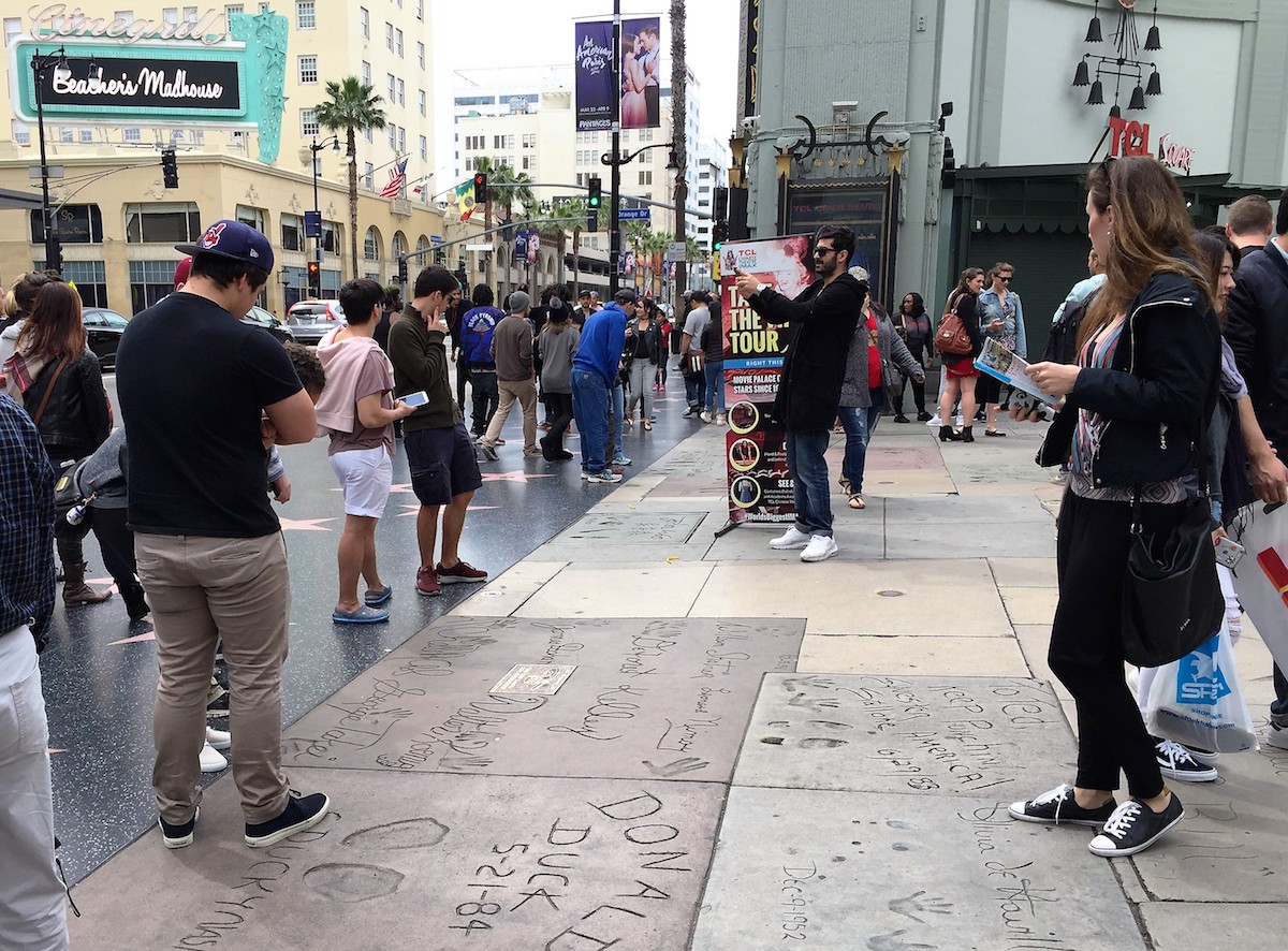 Crowd outside TCL Chinese Theatre