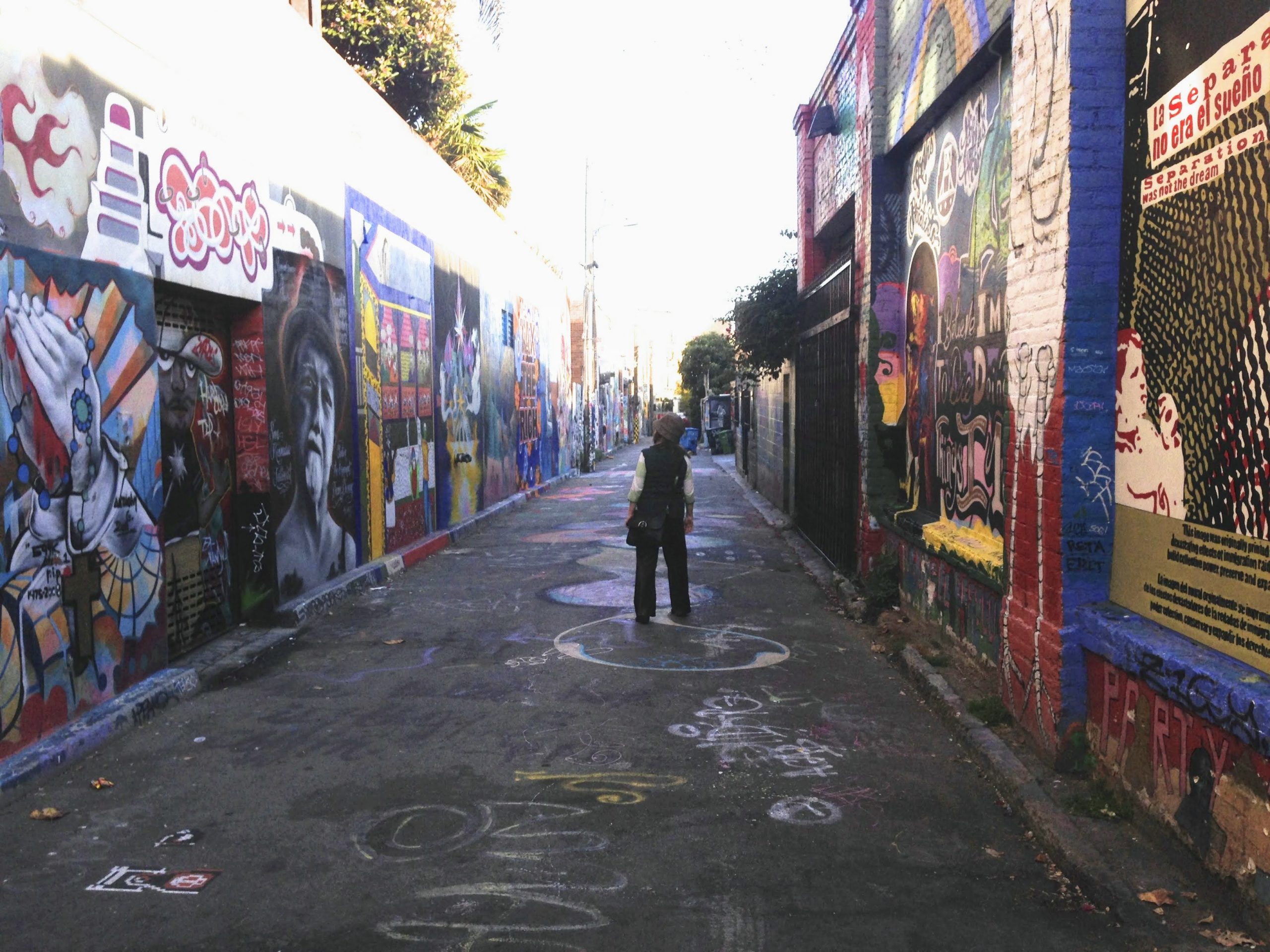 Murals in the Mission District in SF