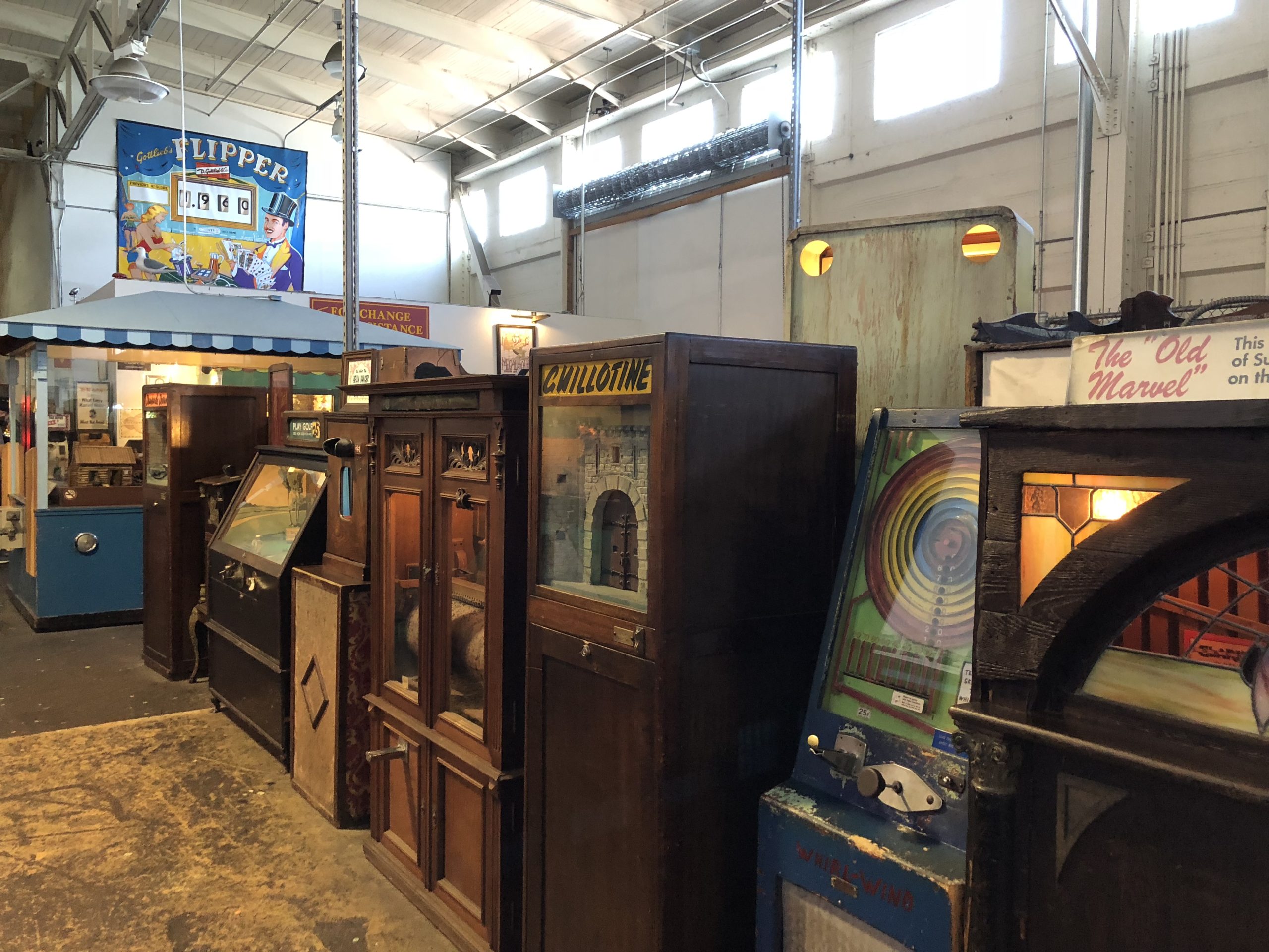 interior of the Musee Mecanique in San Francisco