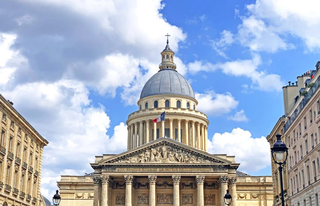 Pantheon in Paris on a sunny day