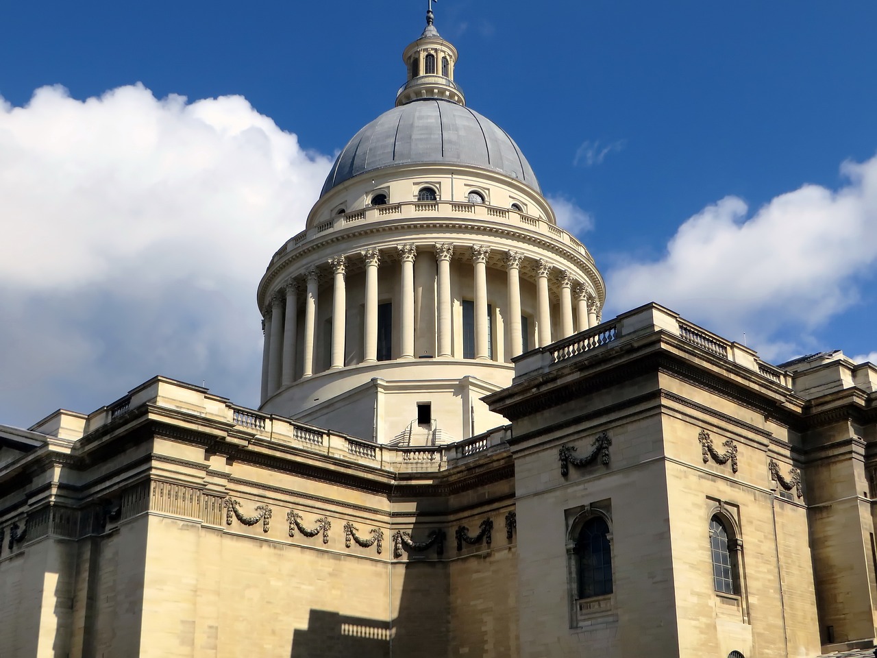 The Paris Pantheon viewed from outside