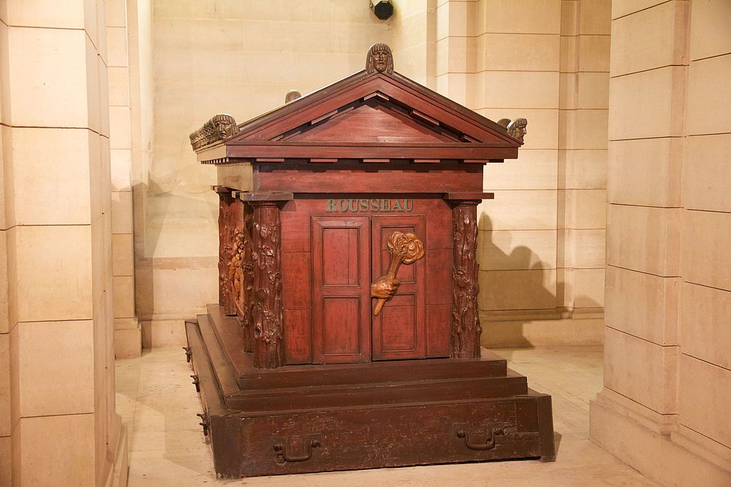 Tomb of Rousseau at the Pantheon