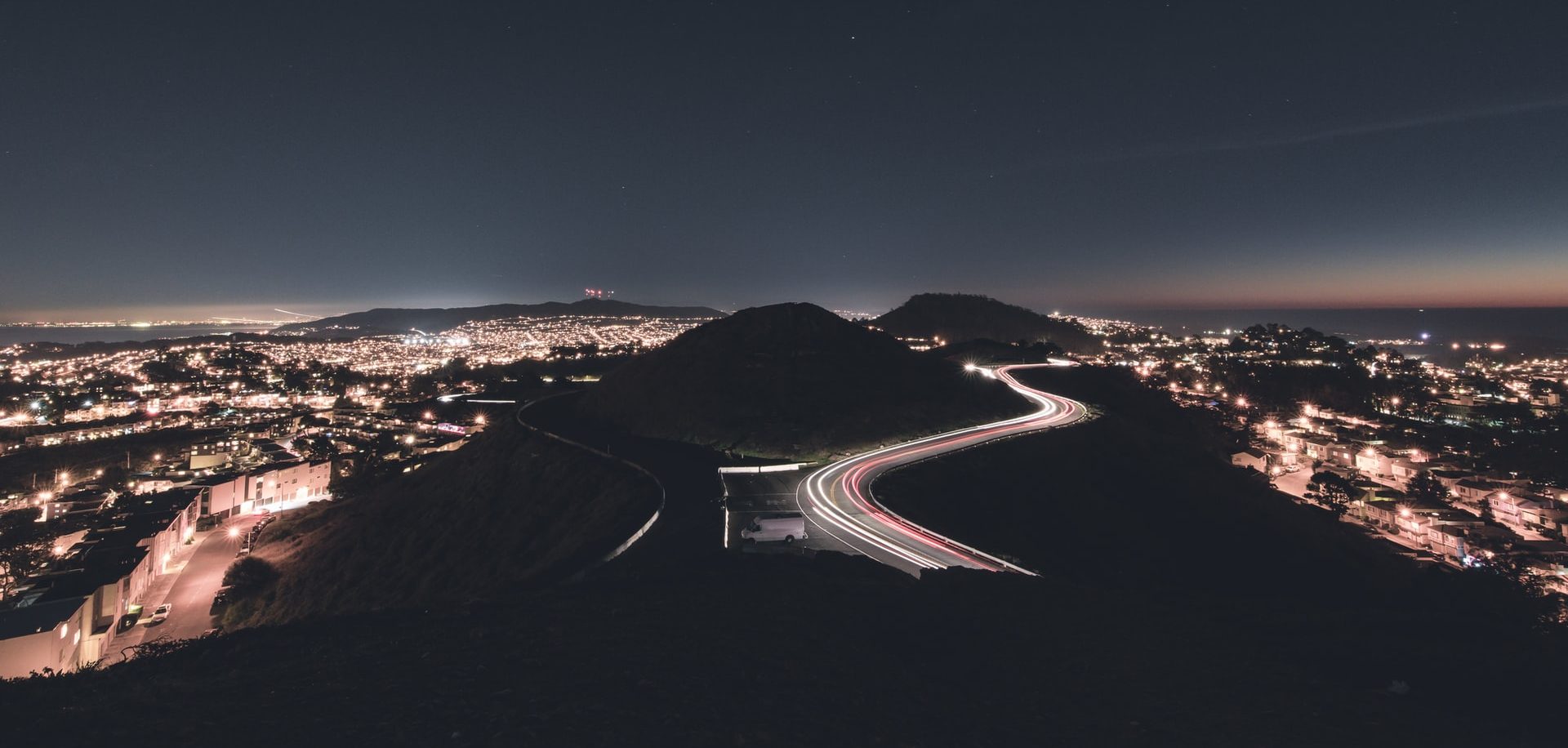 Twin Peaks at Night