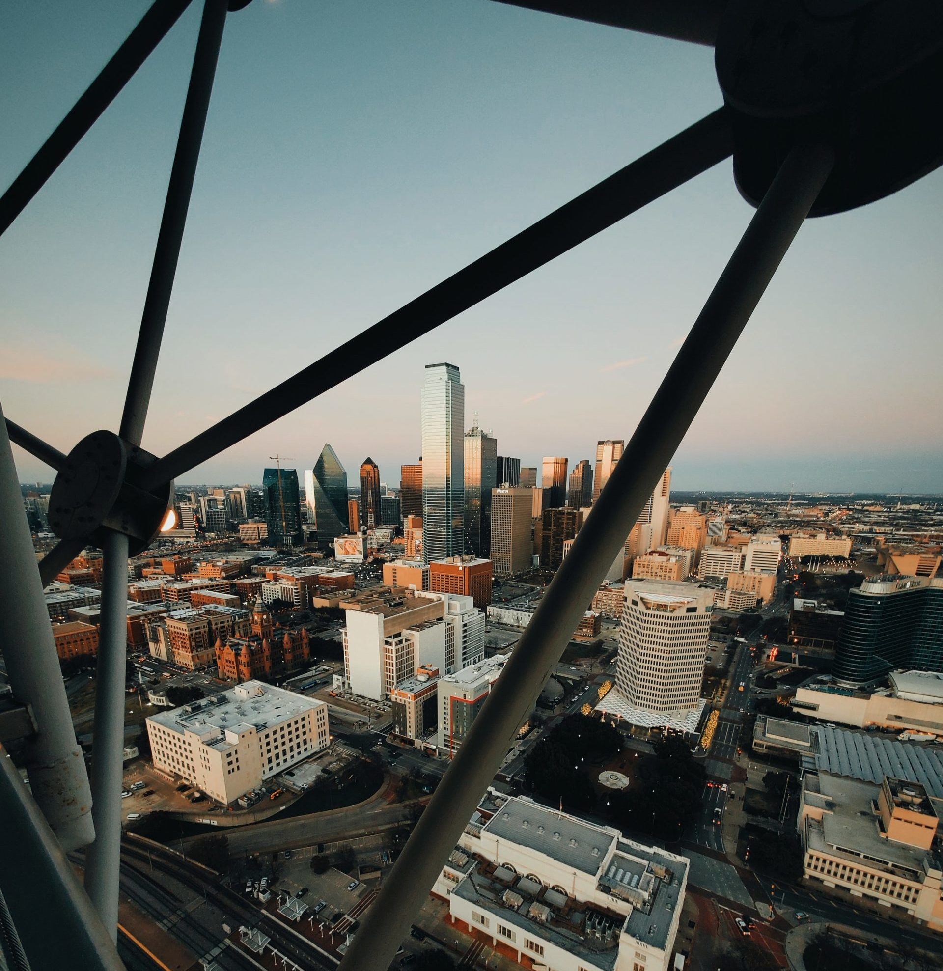 View from Reunion Tower observation deck