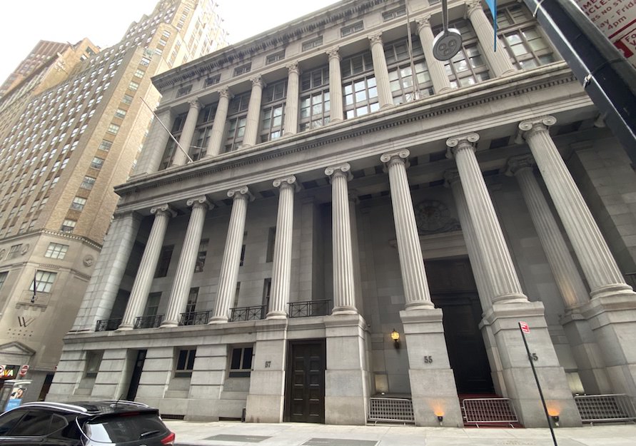 57 Wall Street location of Hamilton's home and office