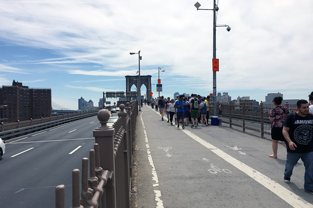 Brooklyn Bridge walkway