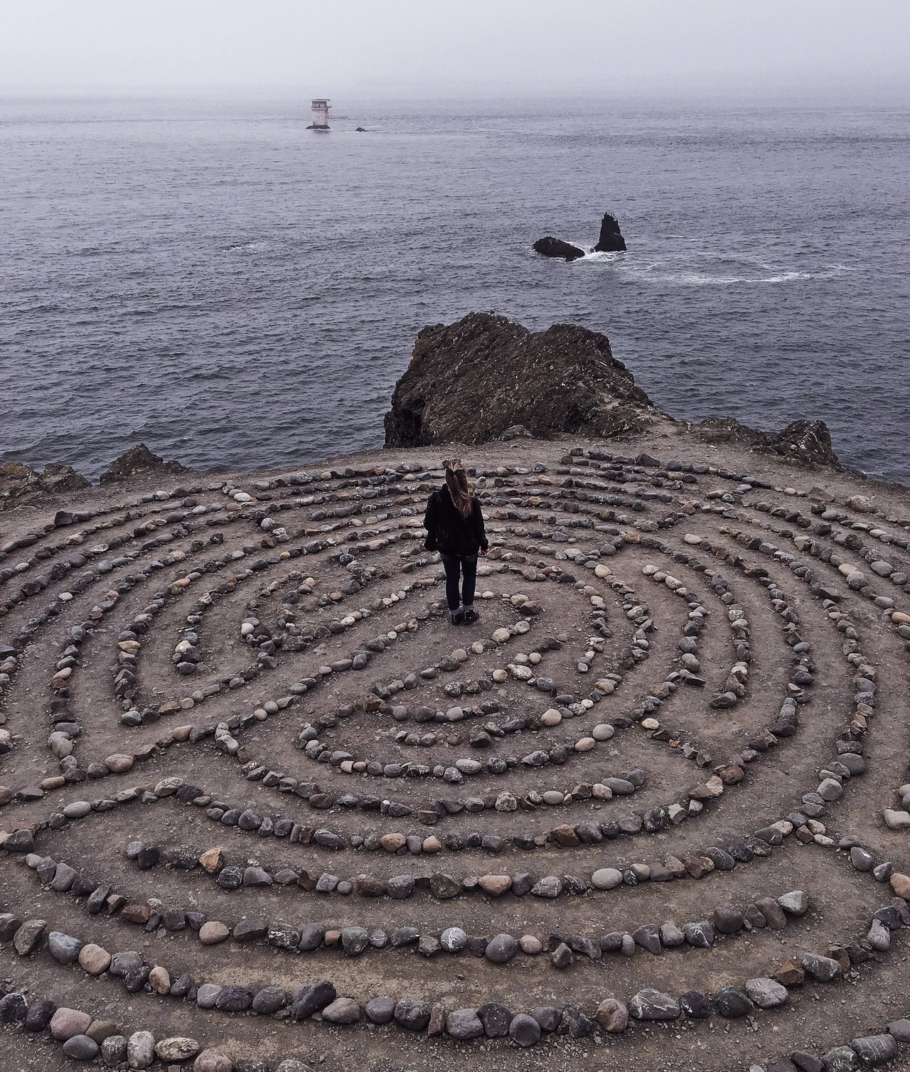 Labyrinth at Lands End in San Francisco