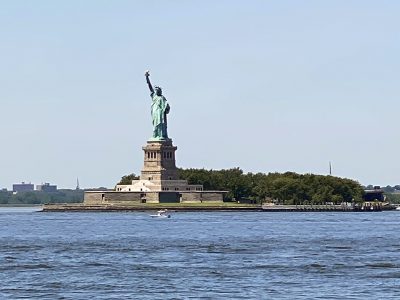 View of Statue of Liberty from Governors Island