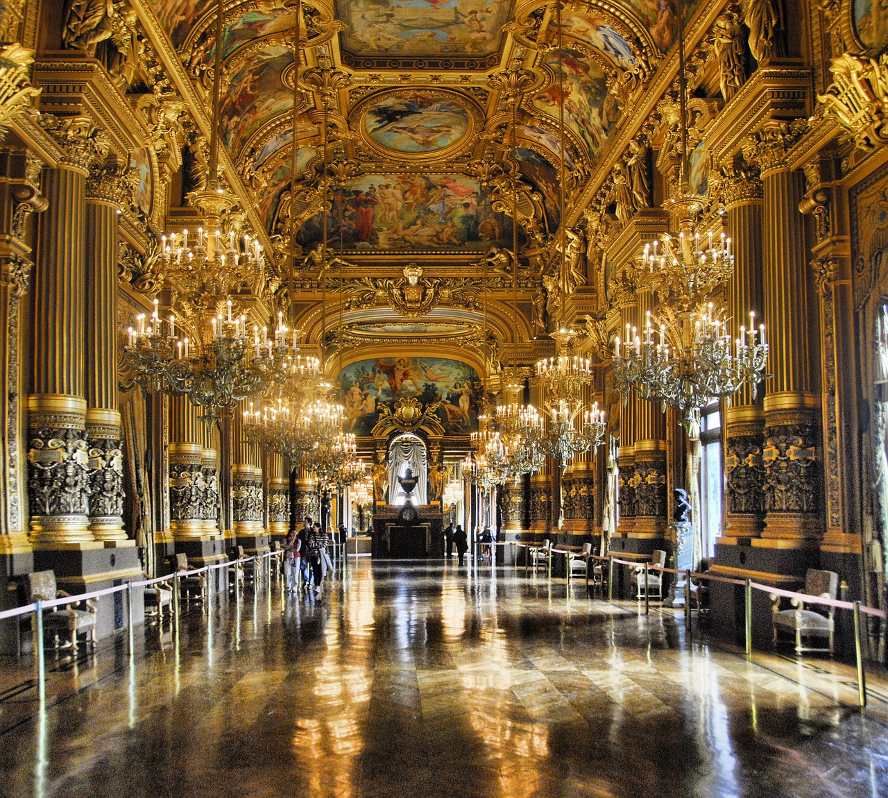 Interior of the Opera Garnier palace