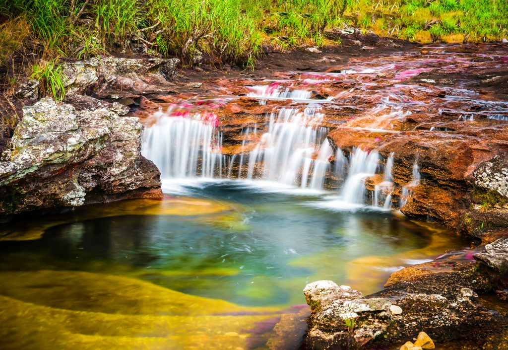 River landscape in Colombia, Cano Cristales