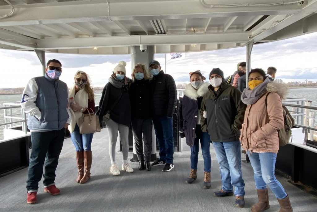 Guided tour during COVID-19 pandemic