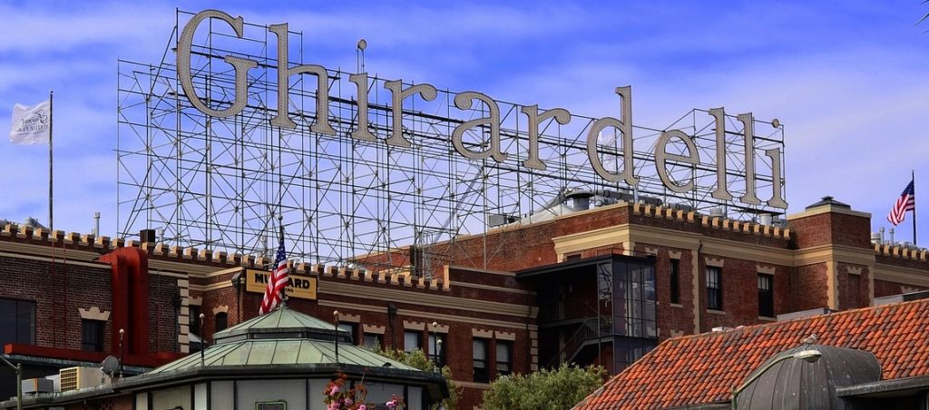 Ghirardelli Square at Fisherman's Wharf in SF