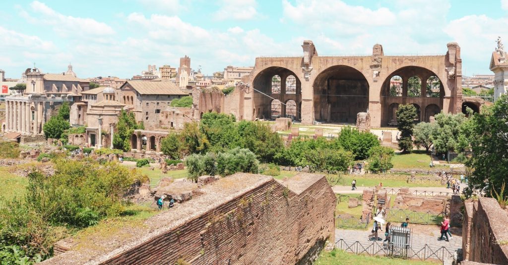 The Roman Forum on the Via della Salara Vecchia in Rome