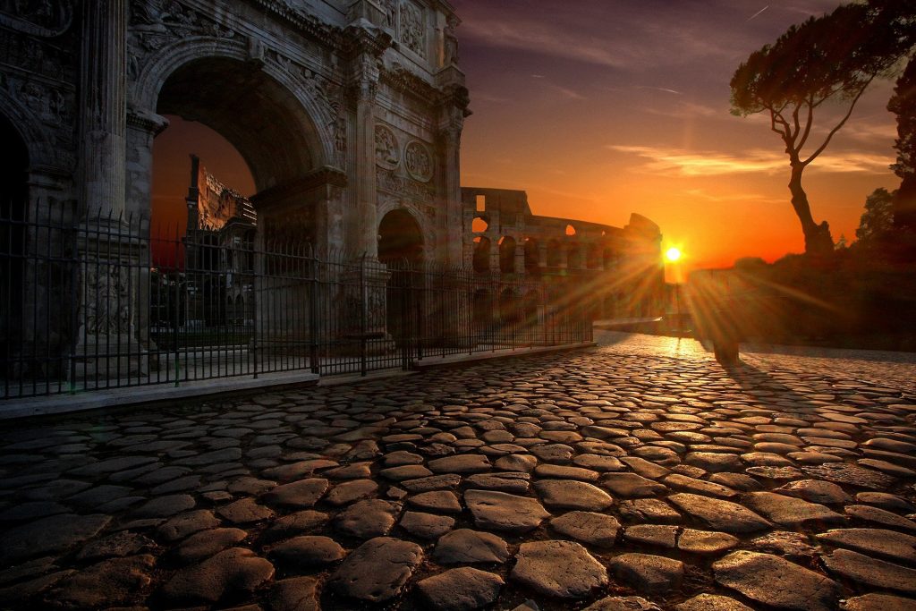 Arch of Constantine at the Roman Colosseum