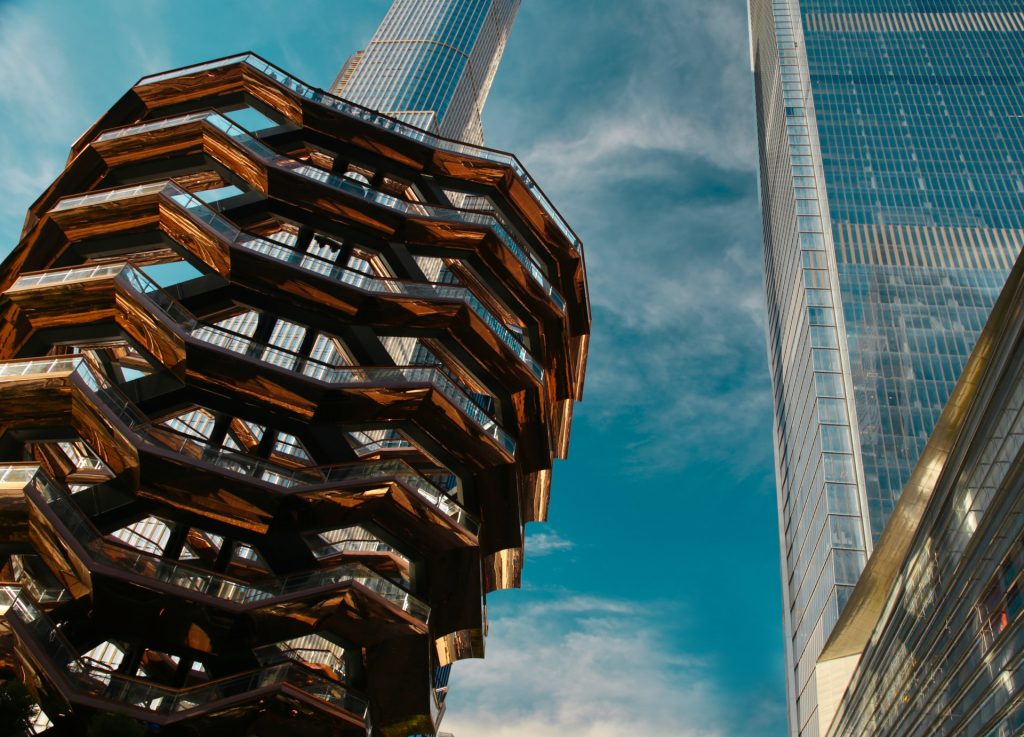 Vessel sculpture in Hudson Yards, NYC