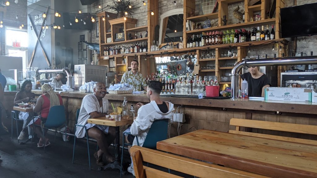 Inside Sea Wolf in Bushwick, Brooklyn