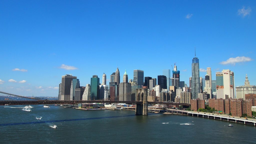 Brooklyn Bridge and Manhattan