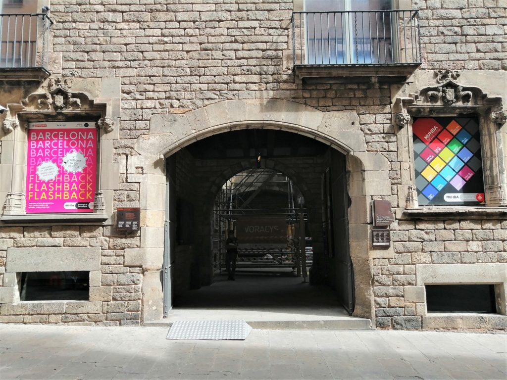 Casa Padellás, main entrance of the MUHBA