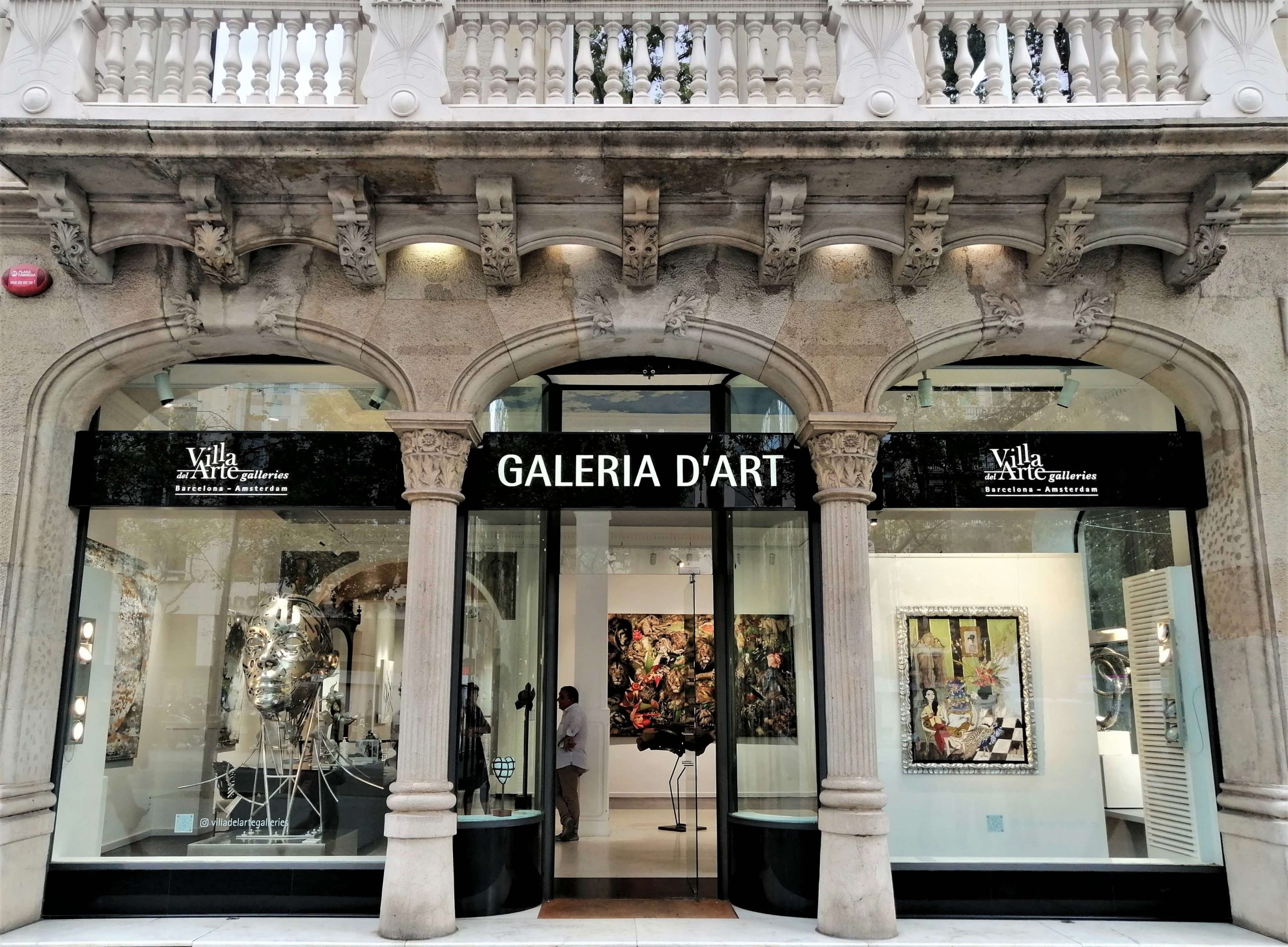 Villa del Arte Art Gallery, Passeig de Gràcia, Barcelona