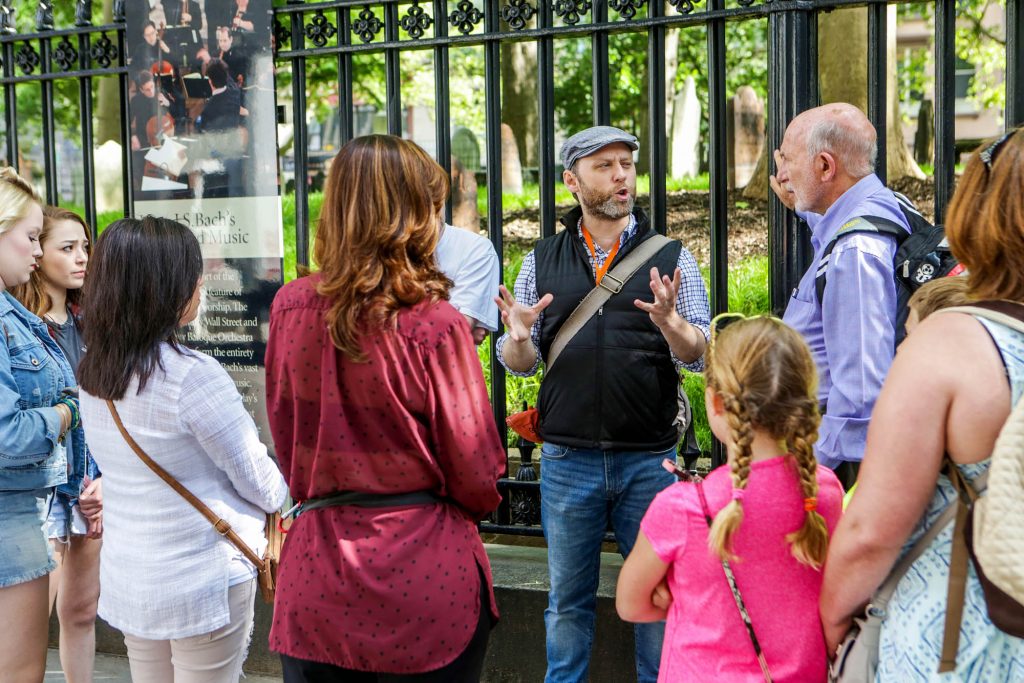 Tour guide at Saint paul's