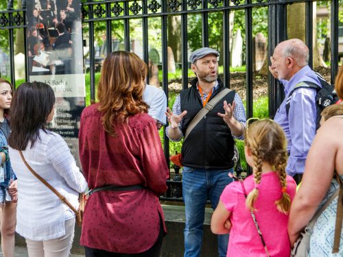 Tour guide at Saint paul's