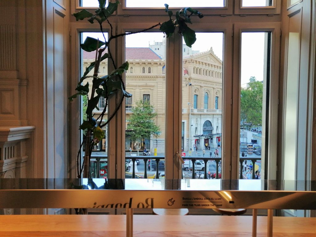 View of Passeig de Gràcia from H&M, Barcelona