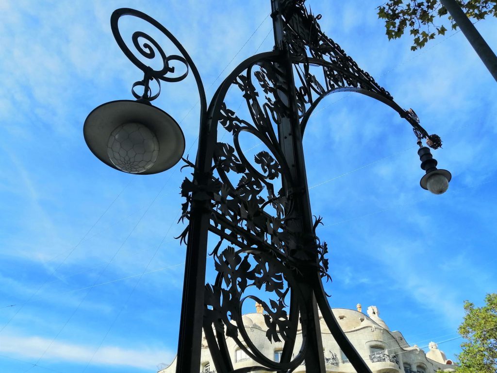 Lamppost of Passeig de Gràcia, Barcelona