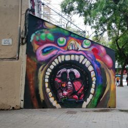 Graffiti art in Raval