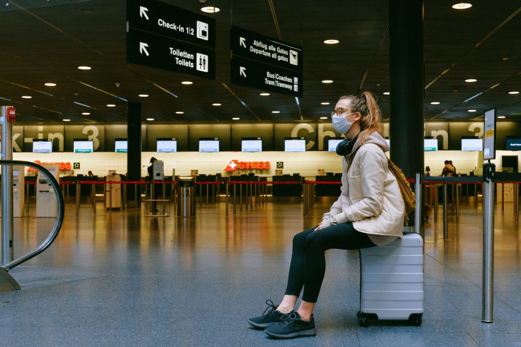 Waiting in airport during COVID