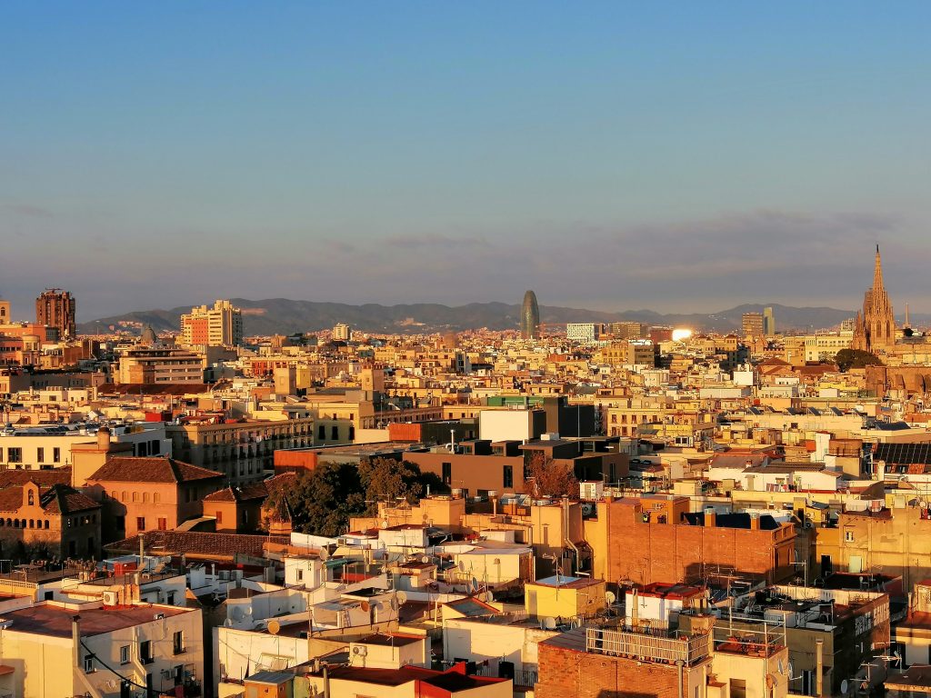 Terrace of Barceló Hotel in Raval