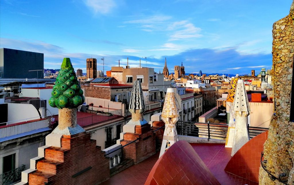 Palau Guell Terrace