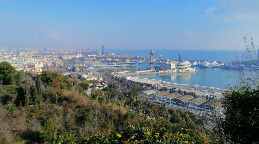 Barcelona view from Montjuic