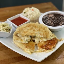 Pupusa Combo at Mission Restaurant