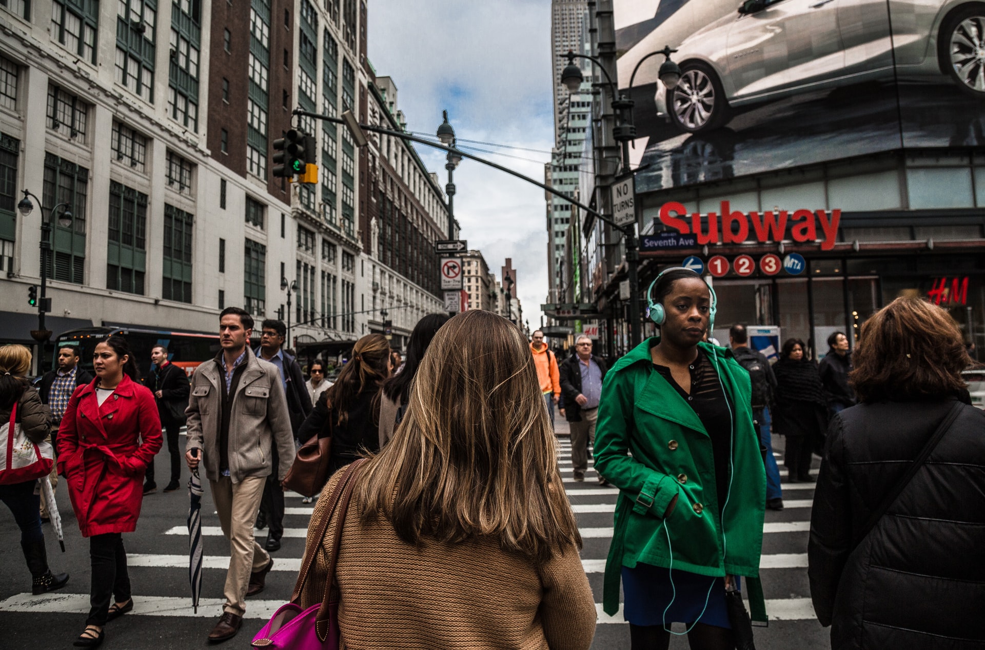 NYC crowd