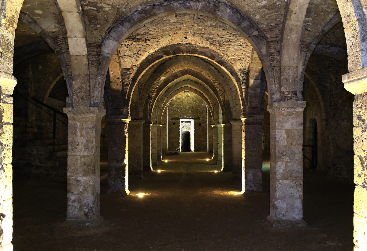Arches in the Underground Galleries of Provins