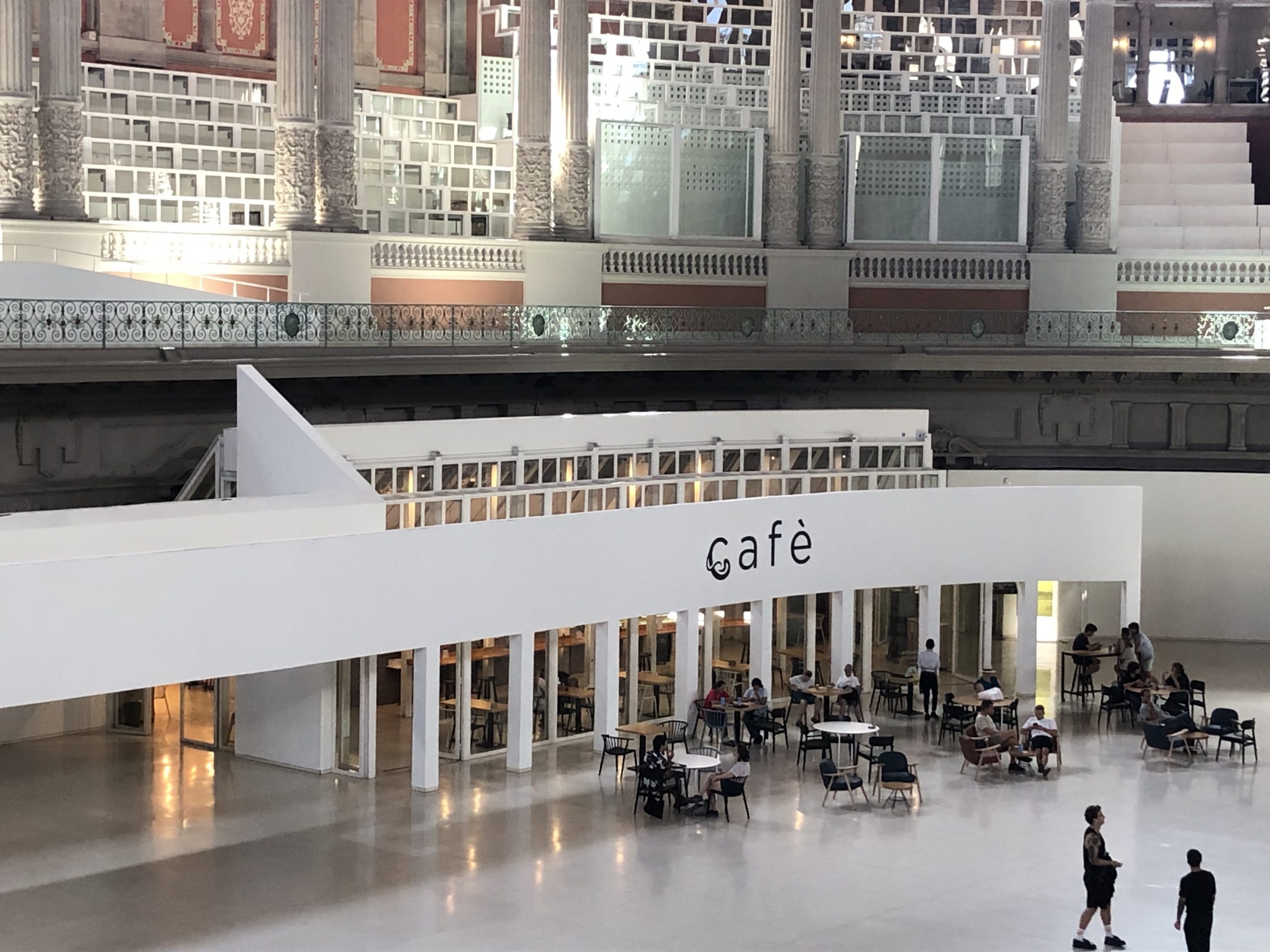 Museum indoor cafe