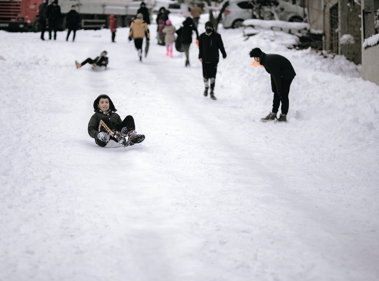 Sledding in Boston